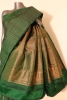 Designer Copper Silver Kanjeevaram Silk Saree